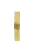 Natural Beeswax Taper Candles (Pair)