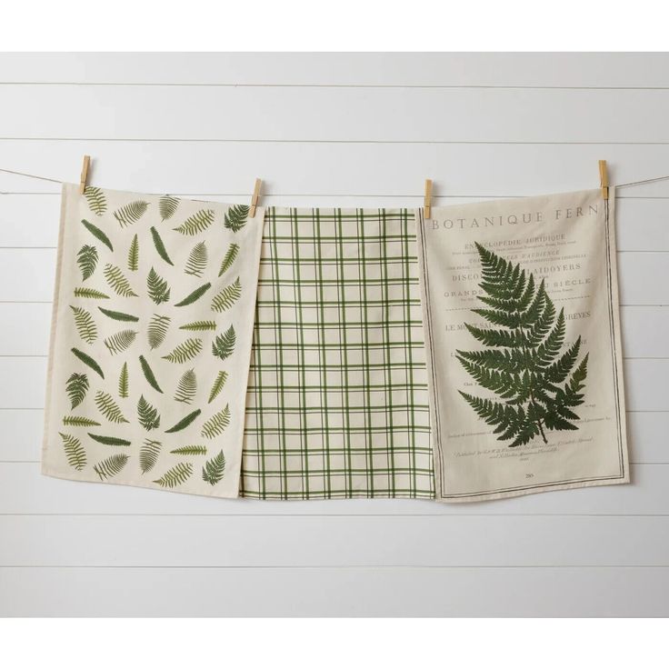 Botanical Linen Tea Towels (Set of 2)
