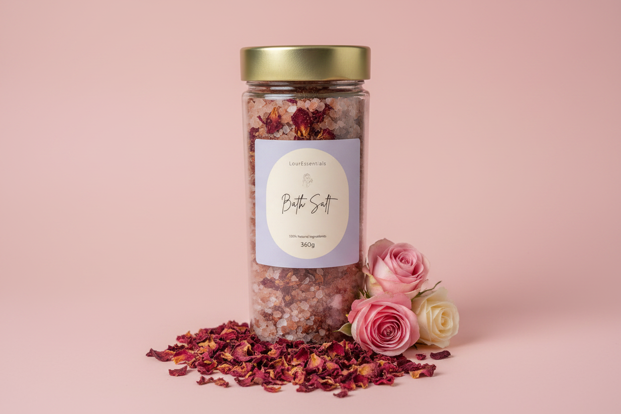 Bath Salt 360g Rose Infused