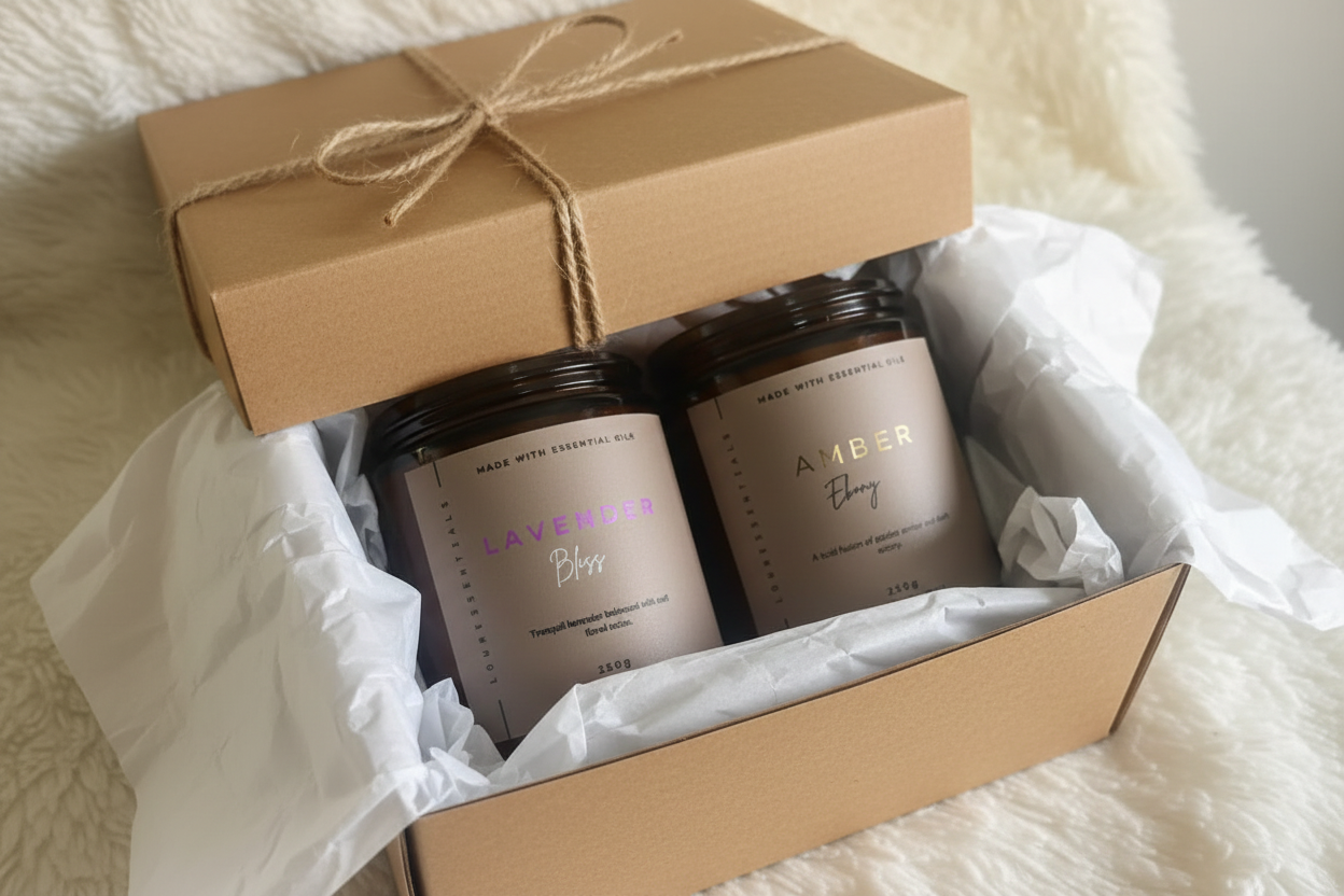 Lavender & Amber Duo Gift Box