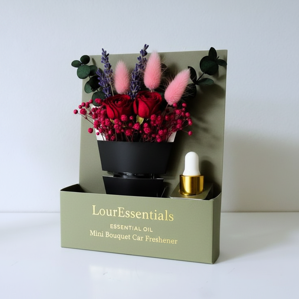 LourEssentials Mini Bouquet Car Freshener – Box Display
