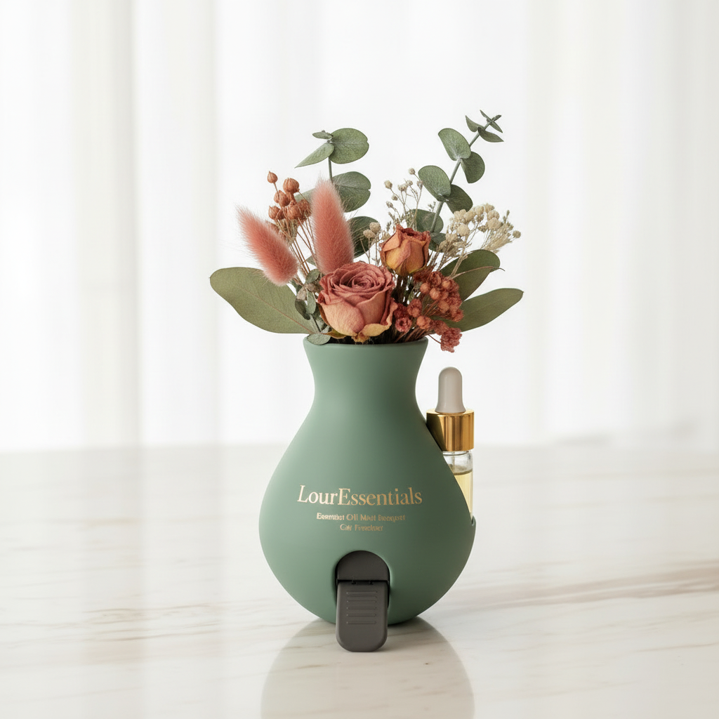 LourEssentials Mini Bouquet Car Freshener – Front View